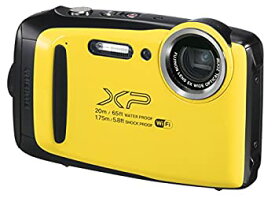 【中古】(非常に良い)FUJIFILM 防水カメラ XP130 イエロー FX-XP130Y