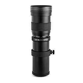 【中古】(非常に良い)アプテカ (Opteka) 420-800mm f/8.3 HD望遠ズームレンズ for Sony Alpha E-Mount a6000 a5100 a5000 NEX-7 NEX-6 NEX-5T NEX-5N NEX-5R and NEX-