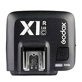 【中古】(非常に良い)GODOX X1R-C 32チャンネルTTL 1/8000s ワイヤレスリモートフラッシュレシーバーシャッターレリーズ Canon EOS カメラ GODOX X1T-C トランスミッ