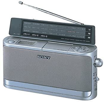 【中古】SONYTV(1ch-12ch)/FM/AMラジオICF-A100V-S