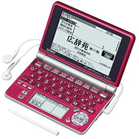 【中古】(非常に良い)CASIO Ex-word 電子辞書 XD-SP6600RD 100コンテンツ多辞書 ネイティブ+7ヶ国TTS音声対応 メインパネル+手書きパネル搭載 モデル