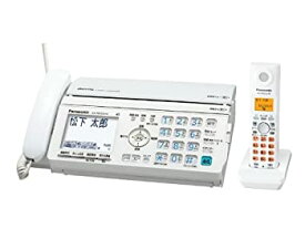 【中古】パナソニック おたっくす デジタルコードレスFAX 子機1台付き ホワイト KX-PW520DL-W