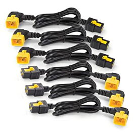 【中古】(未使用・未開封品)APC Power Cord Kit (6 ea) Locking C19 to C20 (90 Degree) 1.2m AP8714R