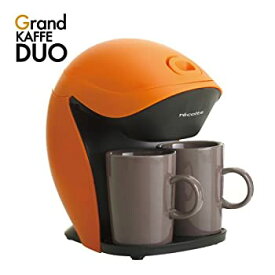 【中古】(非常に良い)レコルト コーヒーメーカー グランカフェデュオ オレンジ GKD-1OR