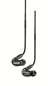 【中古】SHURE イヤホン SEシリーズ SE215 カナル型 高遮音性 ブラック SE215-K-J