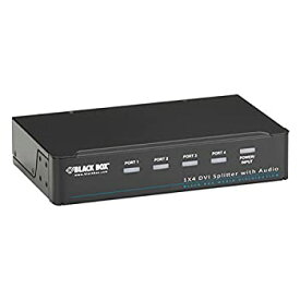 【中古】(非常に良い)ブラックボックスDVI - Dスプリッタオーディオ、HDCP、1?x 4