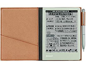 【中古】シャープ 電子ノート ブラウン系 WG-S30-T