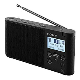 【中古】(非常に良い)ソニー SONY ラジオ XDR-56TV : ワイドFM対応 FM/AM/ワンセグTV音声対応 おやすみタイマー搭載 乾電池対応 ブラック XDR-56TV B