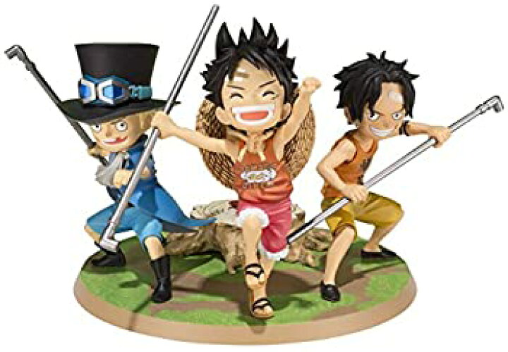 楽天市場 中古 フィギュアーツzero One Piece ルフィ エース サボ 義兄弟の約束 約90mm Pvc Abs製 塗装済み完成品 フィギュア お取り寄せ本舗 Kobaco