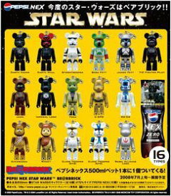 【中古】(未使用・未開封品)PEPSI NEX STAR WARS BE＠RBRICK　　16種セット　ペプシ スター・ウォーズ ベアブリック