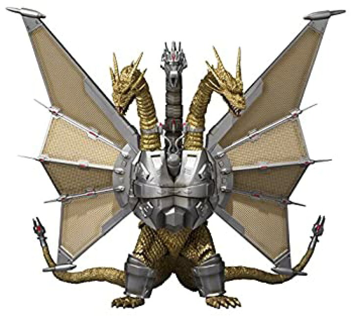 楽天市場】【中古】S.H.モンスターアーツ メカキングギドラ フィギュア 