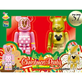 【中古】(非常に良い)Disney Christmas Party BE@RBRICK ペアボックス賞37ミニーマウスジンジャークッキーVer.&ゴールドメタリック