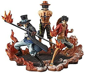 【中古】(非常に良い)ワンピース DXF BROTHERHOOD II フィギュア アニメ グッズ プライズ バンプレスト ルフィ&サボ&エース全3種フルコンプセット