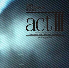 【中古】(未使用・未開封品)actIII [DVD]