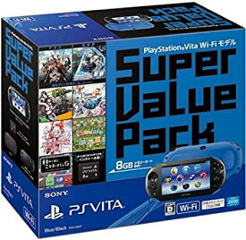 【中古】(未使用・未開封品)PlayStation Vita Super Value Pack Wi-Fiモデル ブルー/ブラック【メーカー生産終了】