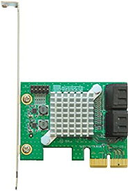 【中古】玄人志向 インターフェースボード SATAポート増設 PCI-Express x2 SATA3RI4-PCIE