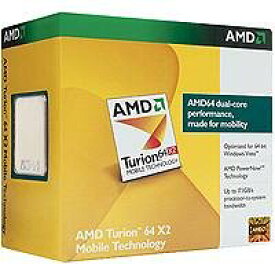 【中古】AMD Turion64X2 Mobile TL-52(1.6GHz×2/L2=512KB×2/31W) TMDTL52CTWOF