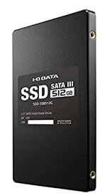 【中古】I-O DATA 内蔵2.5インチSSD 512GB|Serial ATA III対応|ストレージ換装に|9.5mm変換スペーサー付属||SSD-3SB512G