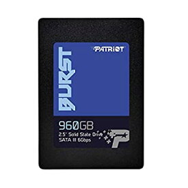 【中古】Patriotバースト2.5" 960 GB SATA III内蔵ソリッドステートドライブ（SSD）PBU960GS25SSDR 台湾製