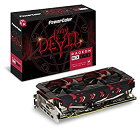 【中古】PowerColor AMD RX 590搭載 グラフィックボード RED DEVILシリーズ AXRX 590 8GBD5-3DH/OC