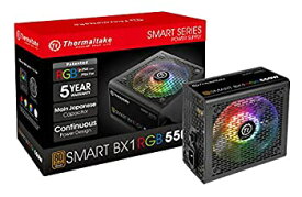【中古】Thermaltake Smart BX1 RGB 550W PC電源ユニット 80PLUS BRONZE PS823 PS-SPR-0550NHFABJ-1