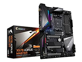 【中古】GIGABYTE ギガバイト X570 AORUS MASTER ATX マザーボード [AMD X570チップセット搭載] MB4787