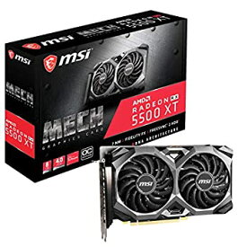 【中古】MSI RADEON RX 5500 XT MECH 8G OC グラフィックスボード VD7156