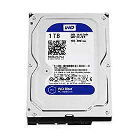 【中古】WD Blue 1TB SATA 6 Gb/s 7200 RPM 64MB Cache 3.5 Inch Desktop Hard Drive (WD10EZEX) [並行輸入品]