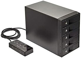 【中古】センチュリー USB3.0接続 3.5"SATAx5台 搭載可能HDDケース 電源リモートボックス+USB充電3ポート付 「裸族のカプセルホテル5Bay」 CRCH535U3ISC