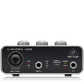 【中古】ベリンガー 2入力2出力 USBオーディオインターフェース ブラック 1-Channel UM2 U-PHORIA
