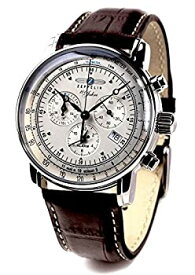 【中古】ZEPPELIN(ツェッペリン) 腕時計 ツェッペリン100周年記念モデル アイボリー×ブラウン 7680-1 メンズ [並行輸入品]