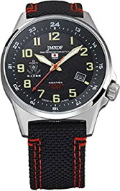 【中古】[ケンテックス] 腕時計 JSDF STANDARD ソーラー 海上自衛隊モデル ミリタリー S715M-03 ブラック