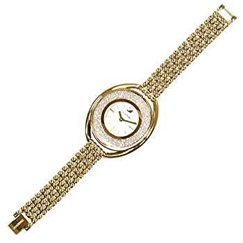 [スワロフスキー] 腕時計 クリスタルライン オーバル クォーツ ブレス 5200339 並行輸入品 ゴールド