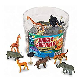 【中古】(未使用・未開封品)Learning Resources 60ピースの動物模型で学ぶ Jungle Animal Counters Set of 60 [並行輸入品]