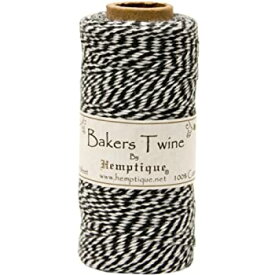 【中古】(未使用・未開封品)Cotton Baker's Twine Spool 2 Ply 410'/Pkg-Black (並行輸入品)