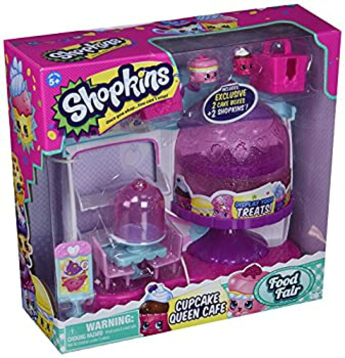 楽天市場】【中古】[Shopkins]Shopkins Cupcake Queen Cafe Playset  