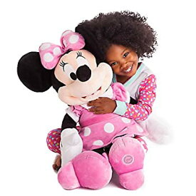 【中古】(非常に良い)ミニーマウス ぬいぐるみ 大きい ラージサイズ 68.5cm ピンク ディズニー キャラクター おもちゃ 人形 [並行輸入品]