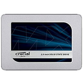 【中古】Crucial クルーシャル SSD 500GB MX500 SATA3 内蔵2.5インチ 7mm CT500MX500SSD1 7mmから9.5mmへの変換スペーサー付【5年保証】 [並行輸入品]