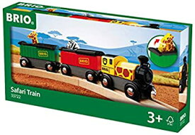 【中古】(未使用・未開封品)BRIO (ブリオ) WORLD サファリトレイン 3両編成 [ 機関車 おもちゃ ] 33722