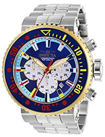【中古】Invicta Men's Pro Diver Steel Bracelet & Case Quartz Blue Dial Analog Watch 27661