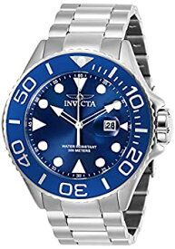【中古】Invicta Men's Pro Diver Steel Bracelet & Case Quartz Blue Dial Analog Watch 28766