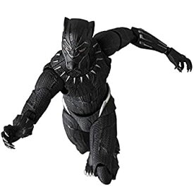 【中古】MAFEX マフェックス No.091 ブラックパンサー 全高約160mm 塗装済み 可動フィギュア