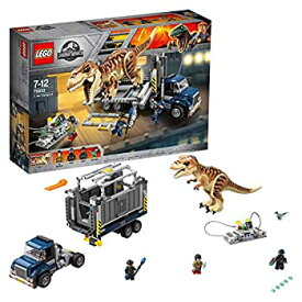 【中古】LEGO ジュラシックワールド Tレックスの輸送 75933