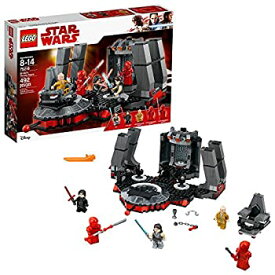 【中古】(未使用・未開封品)LEGO Star Wars Snokes Throne Room Building Kit (492 Piece) Multicolor