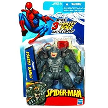 (非常に良い)SpiderMan 2010 Series Two 3 3/4 Inch Action Figure Power Charge Rhino [並行輸入品]