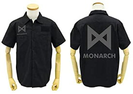 【中古】(非常に良い)ゴジラ キング・オブ・モンスターズ MONARCH ワッペンベースワークシャツ ブラック Lサイズ