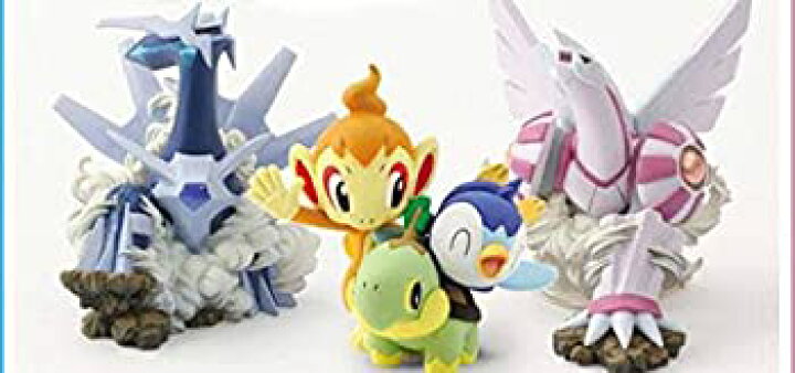 楽天市場 中古 ポケモンdp 予約特典 フィギュア ディアルガ パルキア たびだちの仲間３体セット お取り寄せ本舗 Kobaco