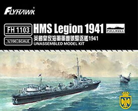 【中古】フライホークモデル 1/700 イギリス海軍 HMS L級驅逐艦 リージョン 1941 プラモデル