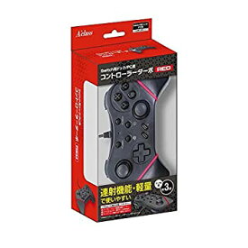 【中古】Switch用ドック/PC用コントローラーターボ レッド