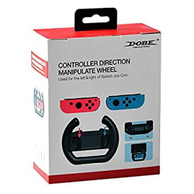 中古 【中古】Mcbazel DOBE Left & Right Controller Direction Manipulate Steering Wheel Grip Handle for Nintendo Switch Joy-Con Controllers Black [並
